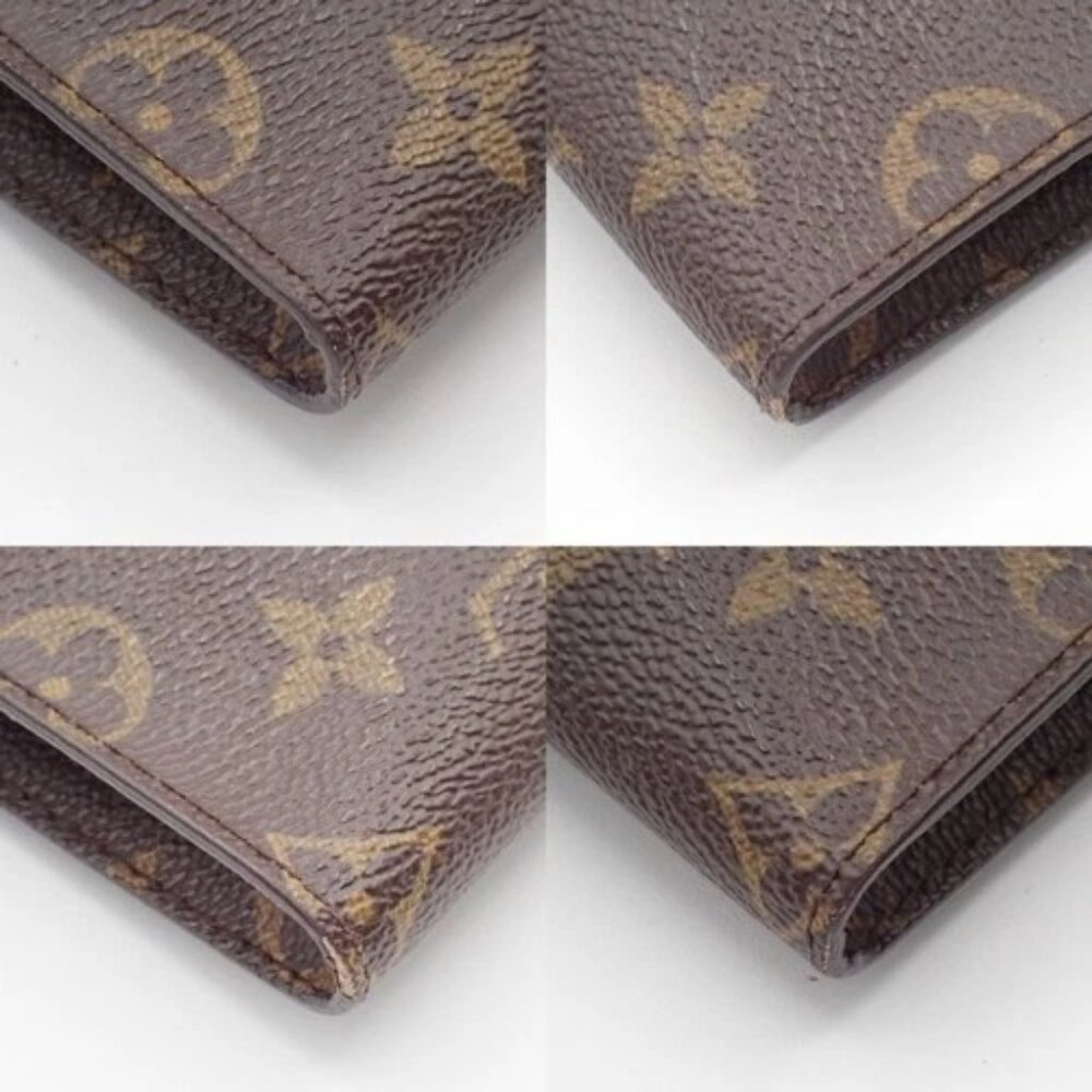 LOUIS VUITTON Logo BUCKET PM Pouch Bag Monogram Leather Brown France 60KB735 - Picture 7 of 14